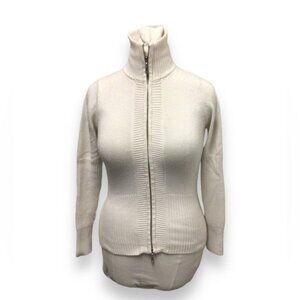 Boston Proper Women’s Dual Directional Full Zip Turtleneck Sweater, Size XS